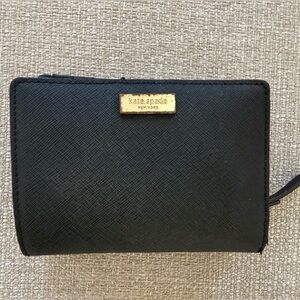 Kate Spade Black Leather Wallet